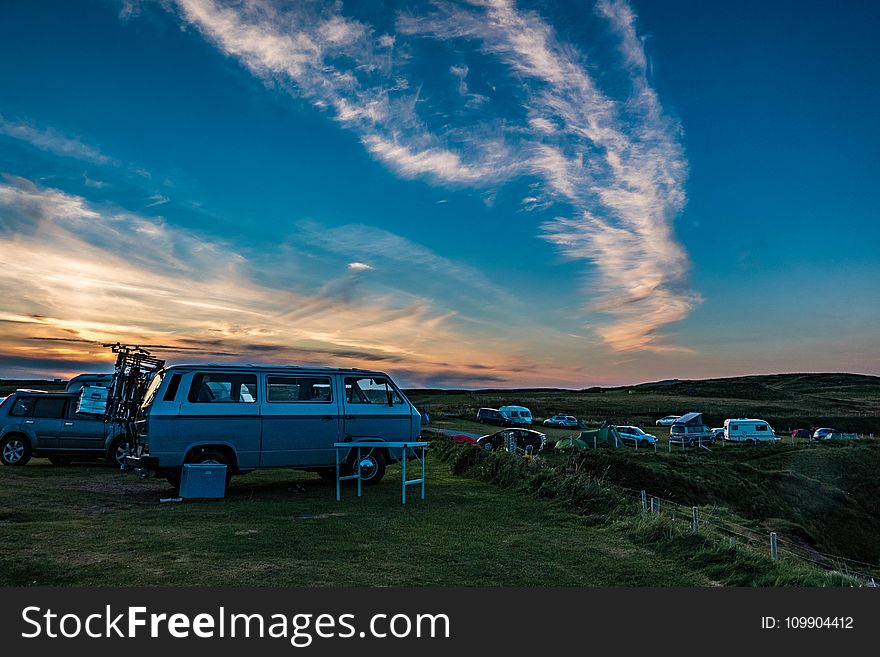 Automobile, Campervan, Camping