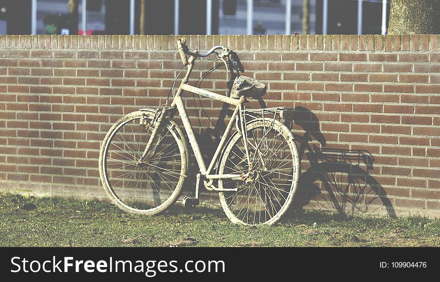 Bicycle, Bike, Brickwall