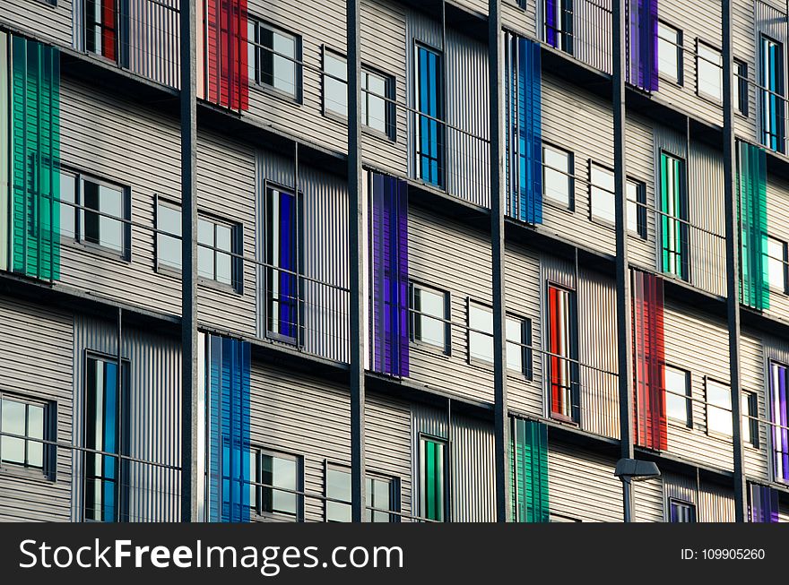 Low Angle Shot Of Apartment Building