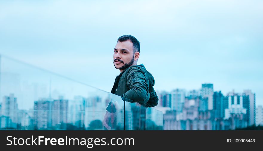 Man Wearing Jacket