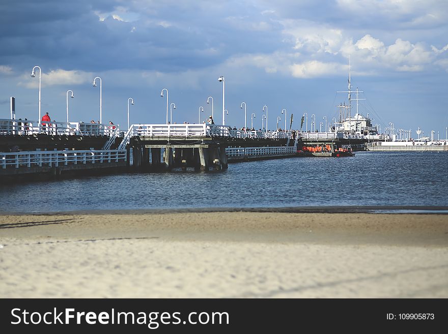 Pier In Sopot / Baltic Sea