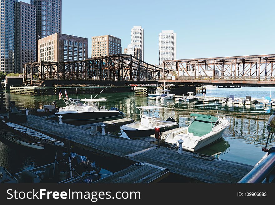 Architecture, Boats, Bridge