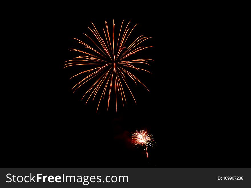 Two Fireworks