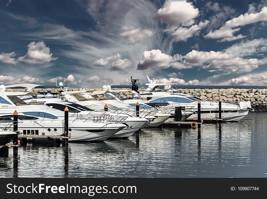 Five White Yacht