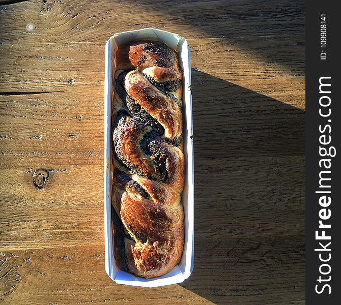 Bread On White Ceramic Bowl