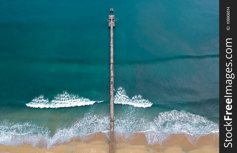 Aerial View of the Beach