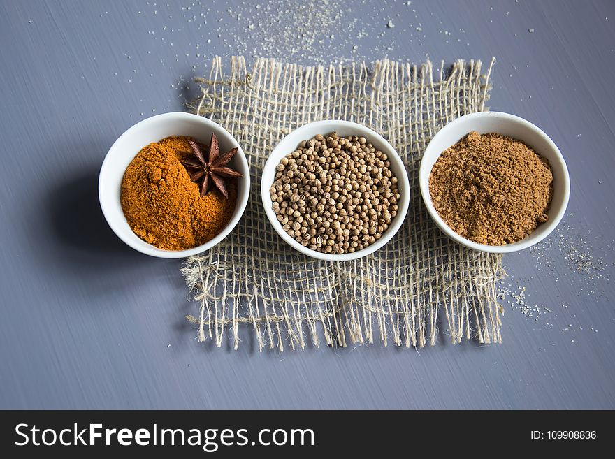 Three Condiments in Plastic Containers