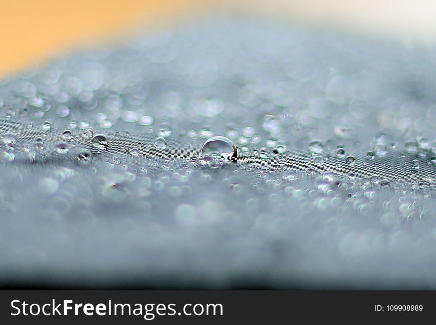 Macro Photography Of Water Droplets