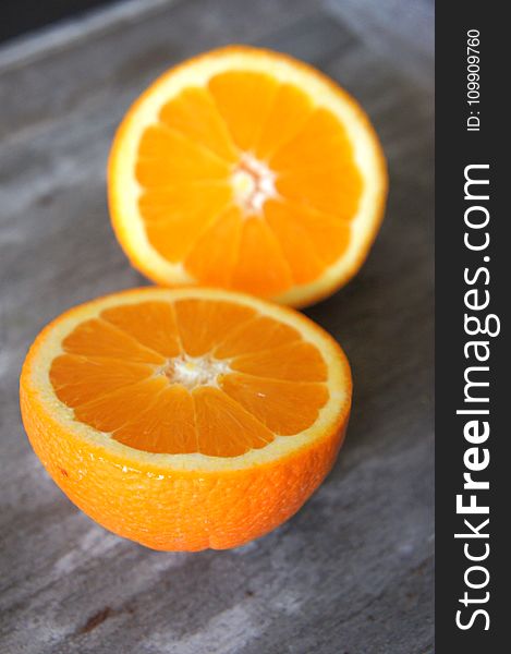 Sliced Orange Fruit