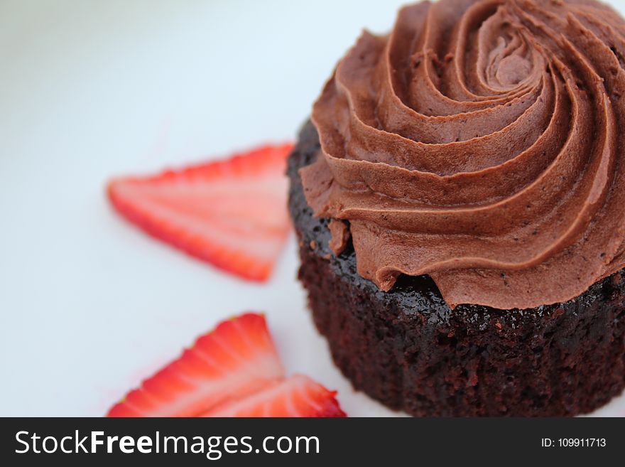 Chocolate Cupcake Macro Photography