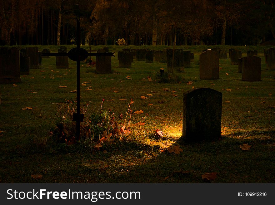 Silhouette of Graves