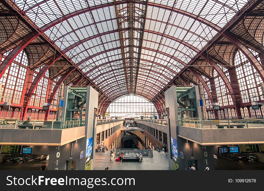Photo of the Central Station in Belgium