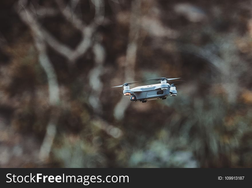 Quadcopter Drone Flying