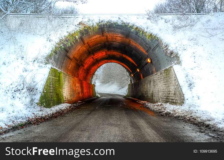 Colorful Concrete Tunnel
