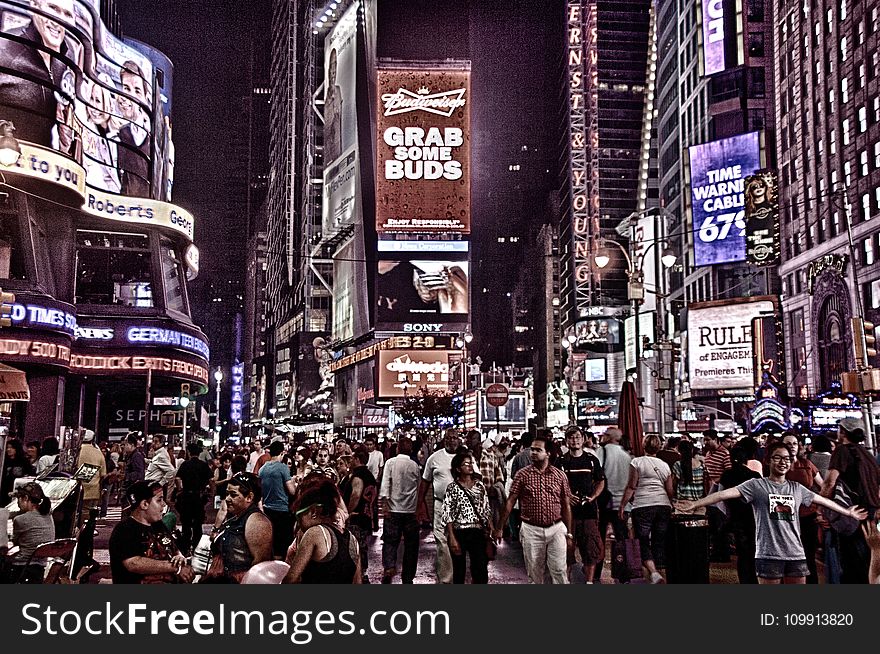 Photo of People Walking in the Streets of New York City