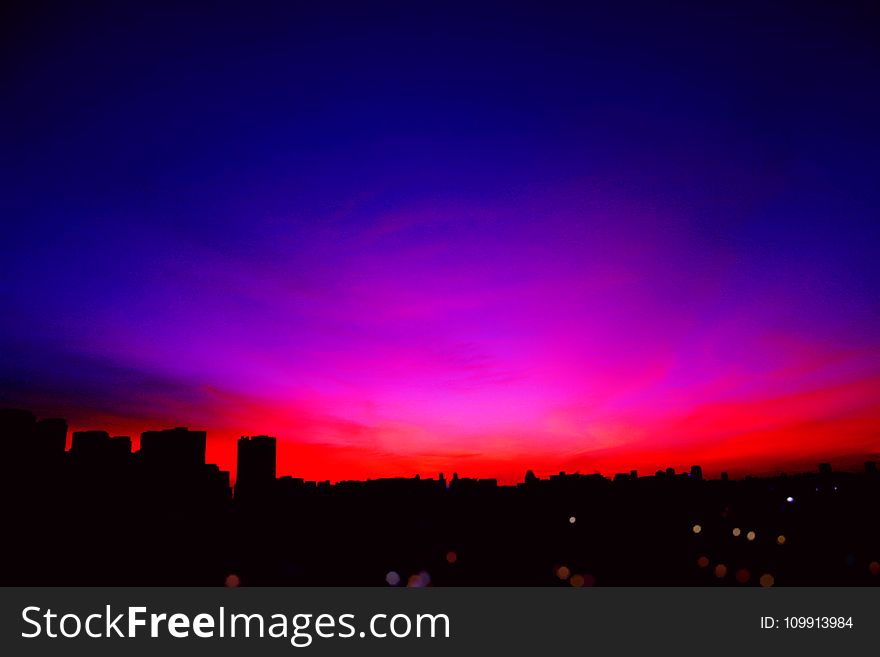 Photo of Blue and Red Skies