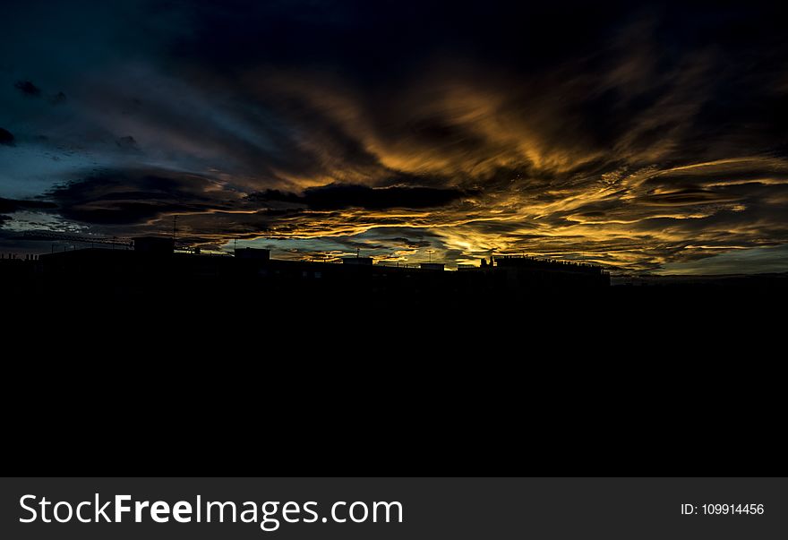 Photography Of Clouds During Golden Hour