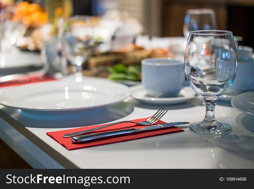 Close-up Photo of Formal Table Setting