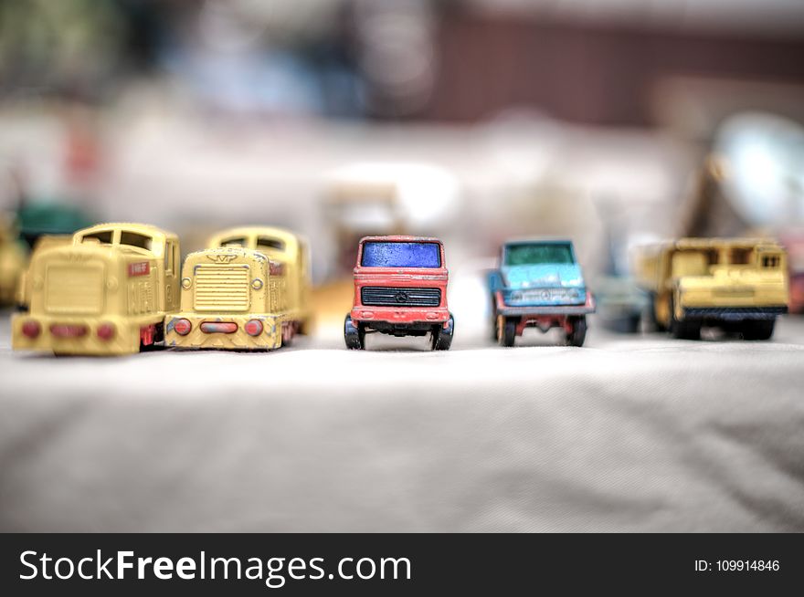 Close-up Photography Of Toy Cars