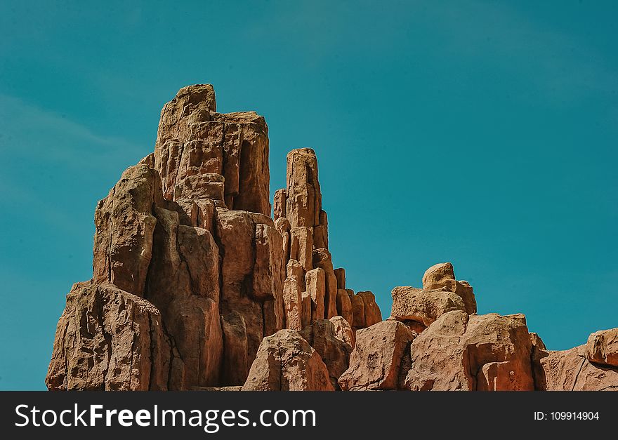 Brown Rock Formation