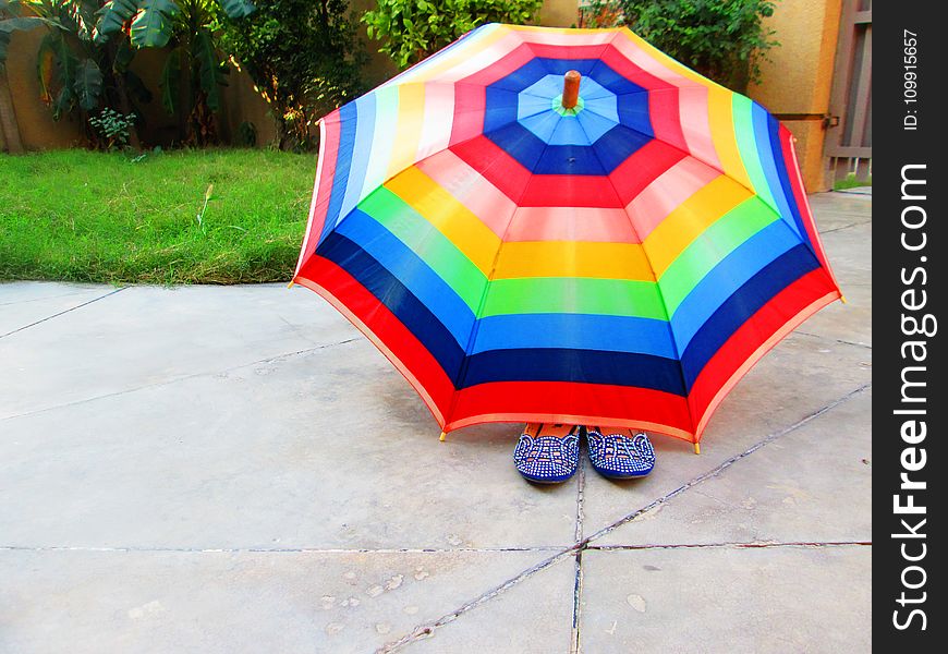 Multicolored Umbrella