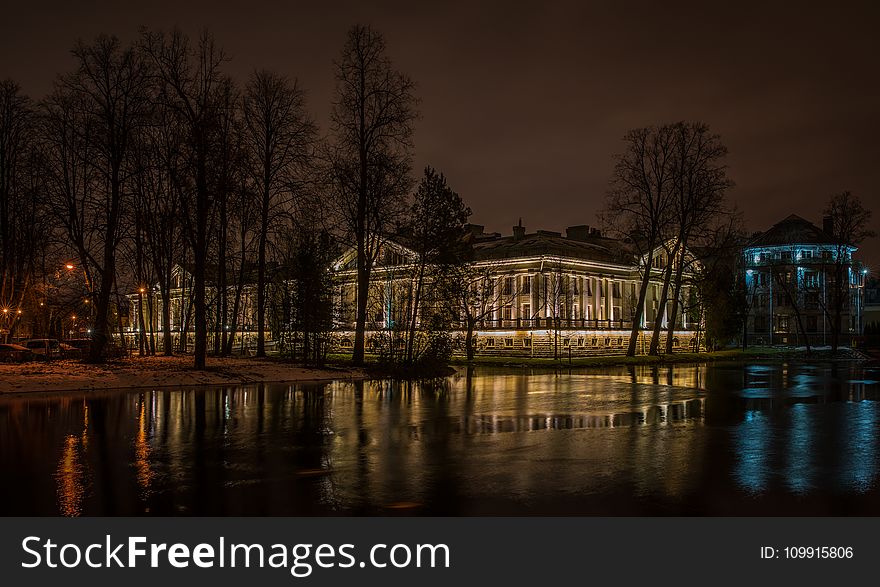 Palace during Night Time