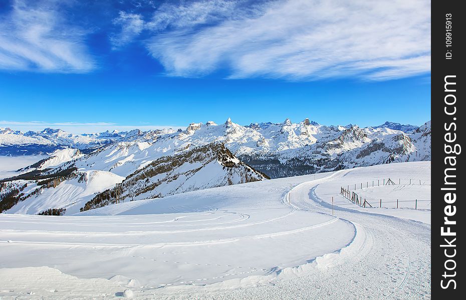 Photo of Mountains With White Snow