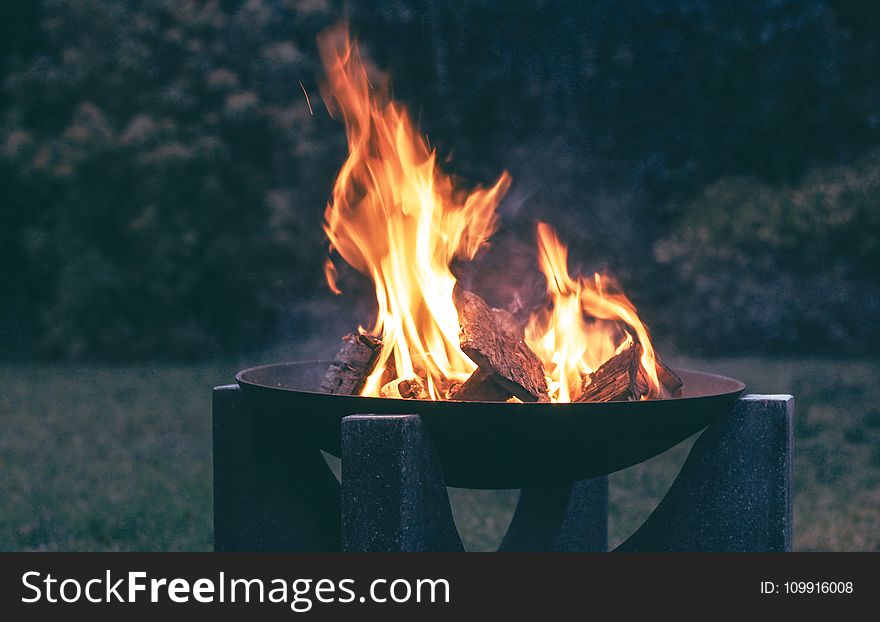 Photography of Wood Burning on Fire Pit
