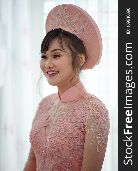 Photography of a Woman Wearing Pink Dress