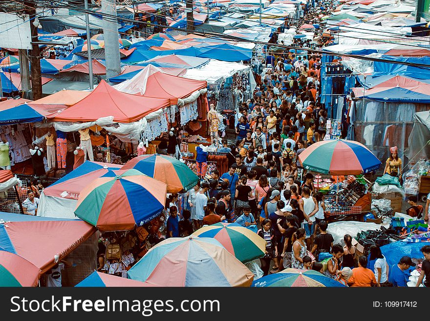Photo of Crowd of People in the Market