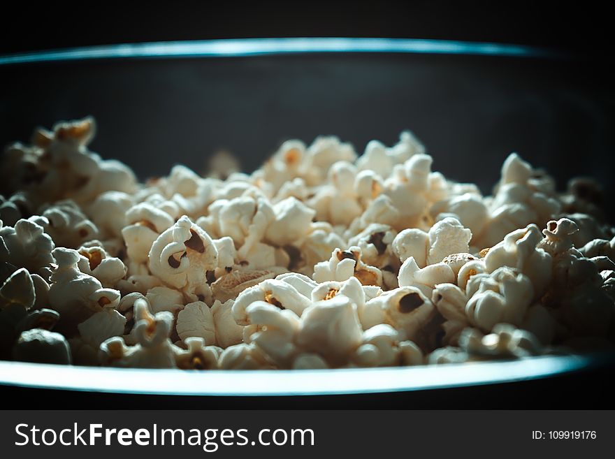 Closeup Photography of White Popcorns