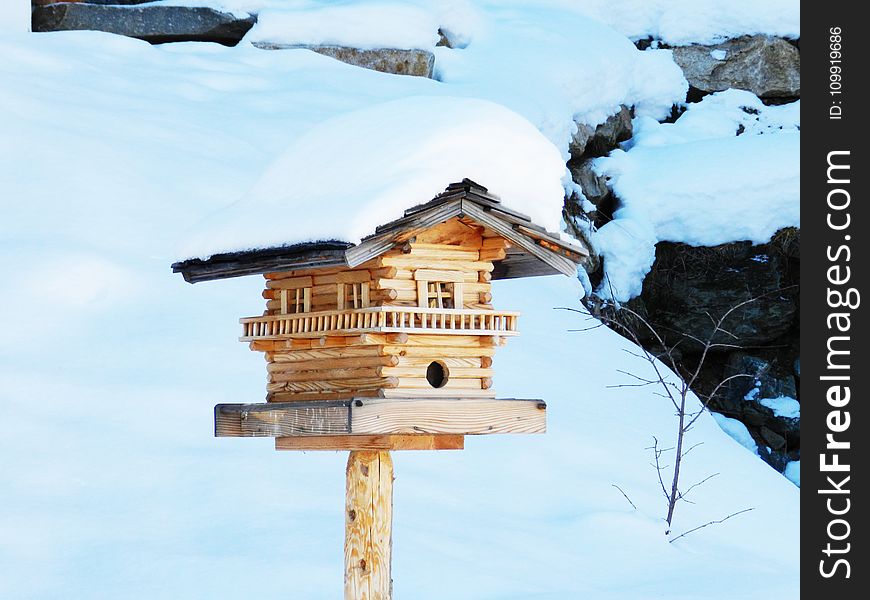 Wooden Bird House