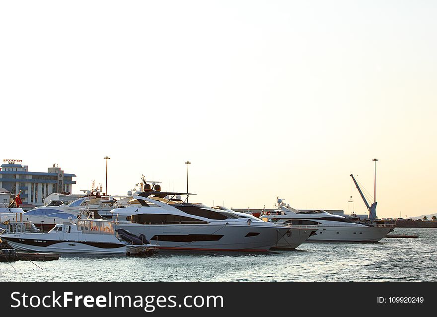 Yachts On Body Of Water