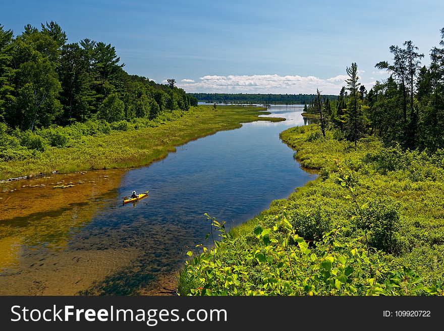 Photo of River Surrounded by Grass