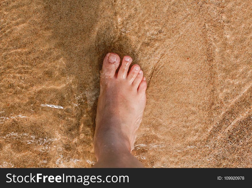 Photo Of Person Right Foot