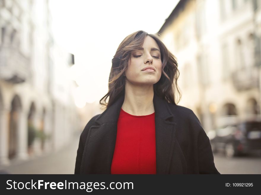 Photography Of A Woman Wearing Black Blazer