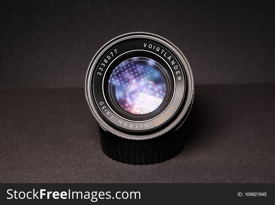 Close-Up Photography of Black Dslr Camera Lens