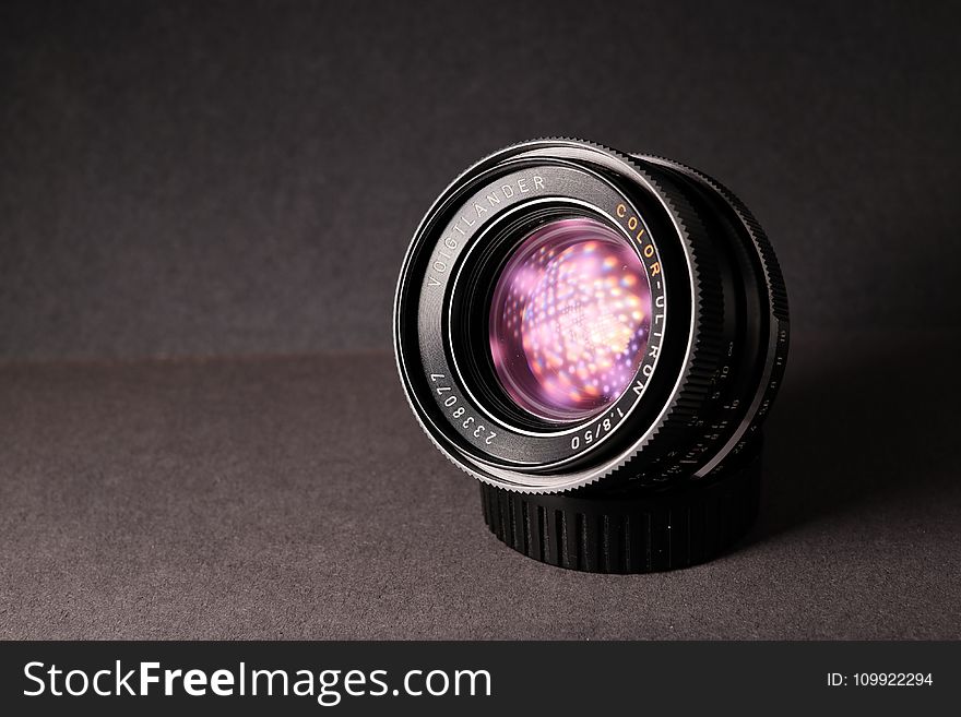 Close-Up Photography of Camera Lens