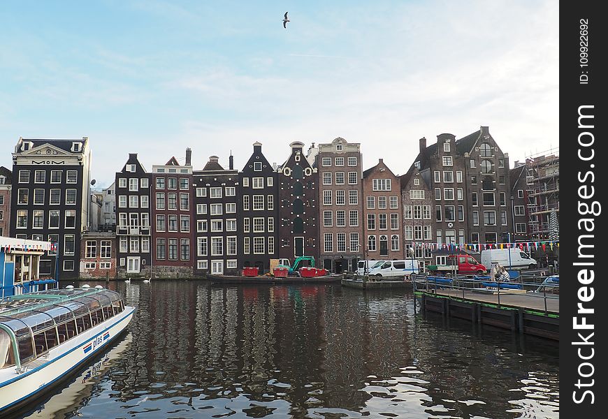 Structural Buildings Near River