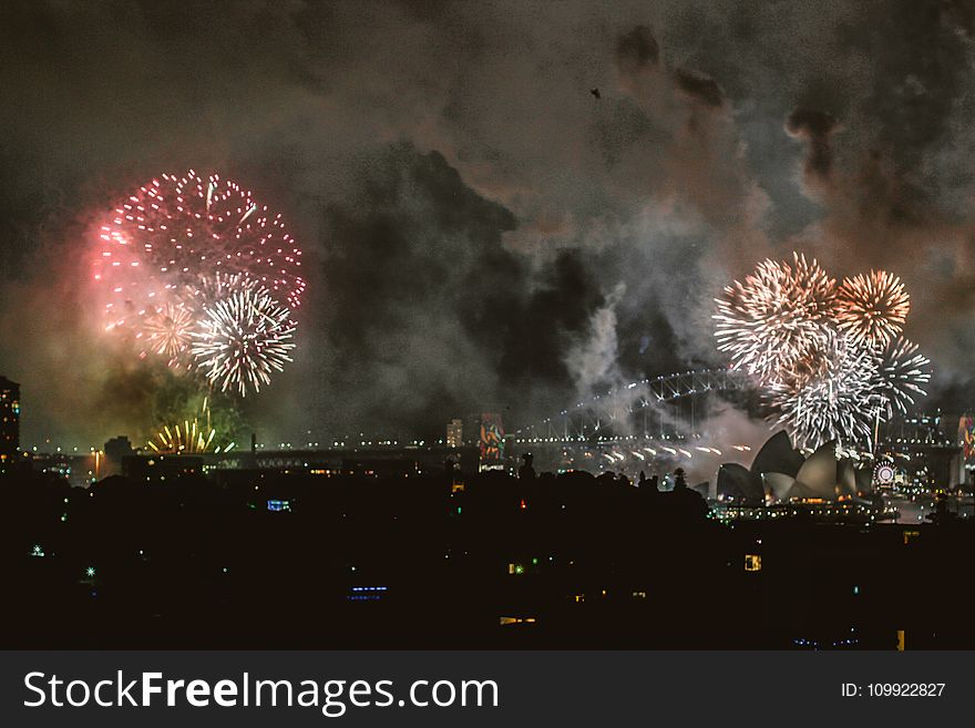 Fireworks Display at Sydney Opera House