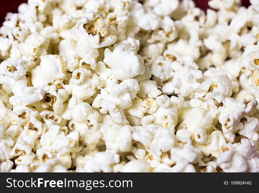 Close-up Photo Of Popcorn