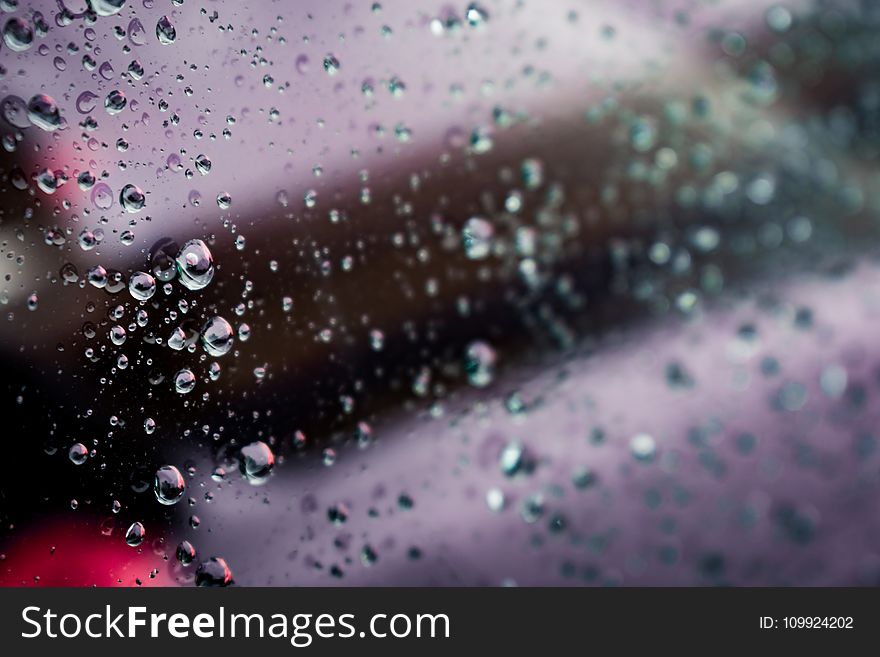 Macro Photography of Water Droplets