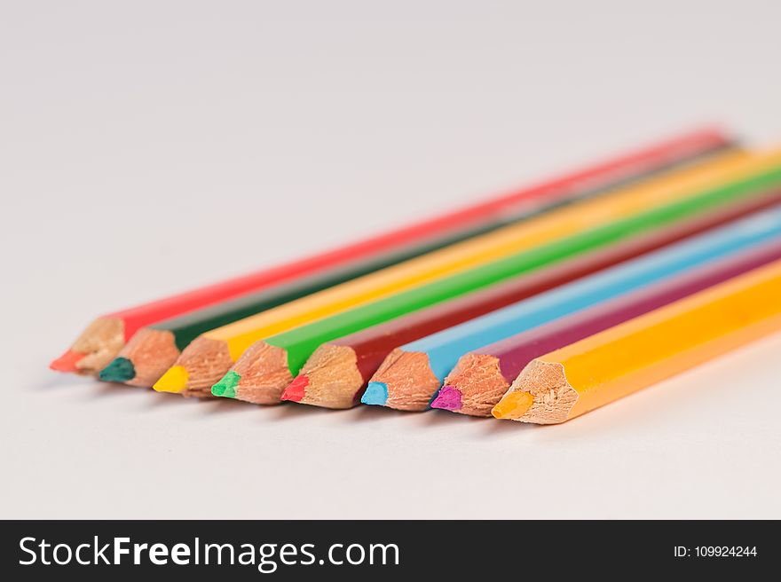 Assorted-colored Pencils