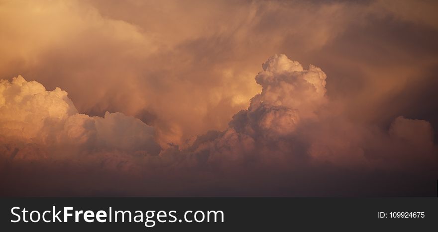 Photography of Cloudscape During Dusk