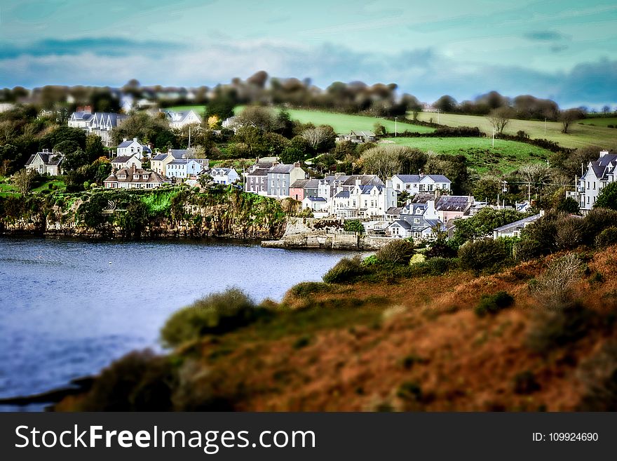 Houses Near Body Of Water