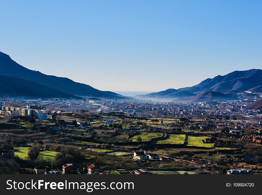 Aerial Photography Of The City