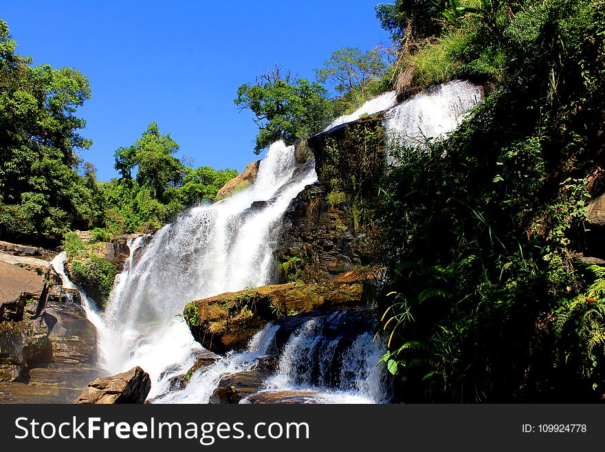 Scenic View of Waterfalls
