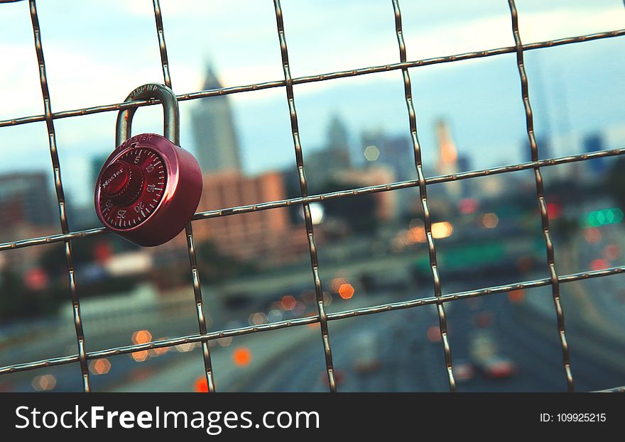 Key On Railings In Shallow Focus Lens