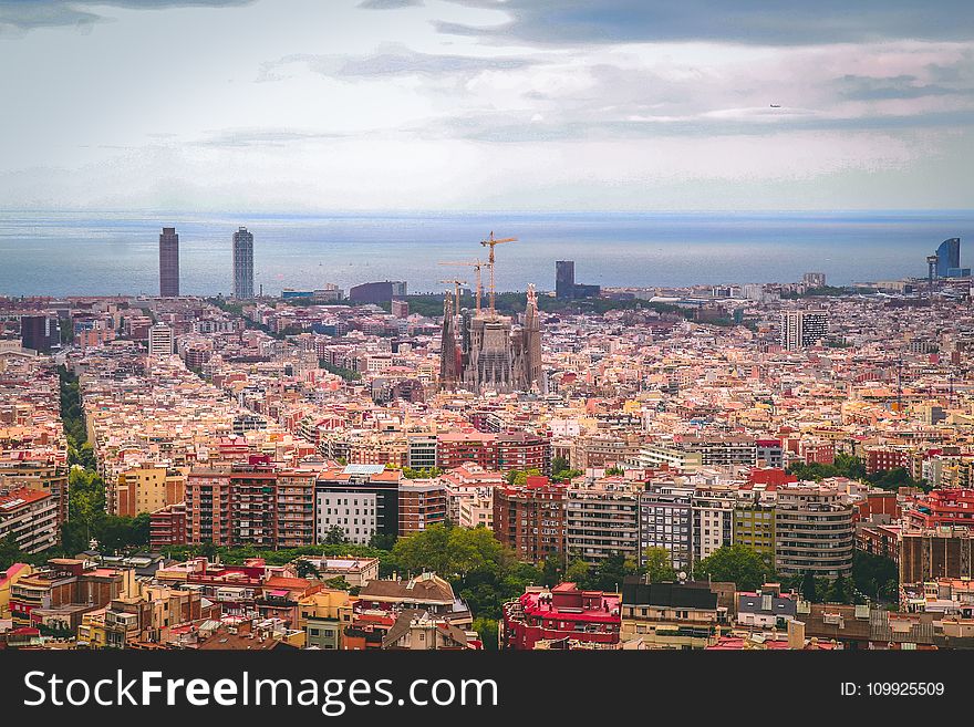 High Angle Photography Of High Rise Buildings At Daytime