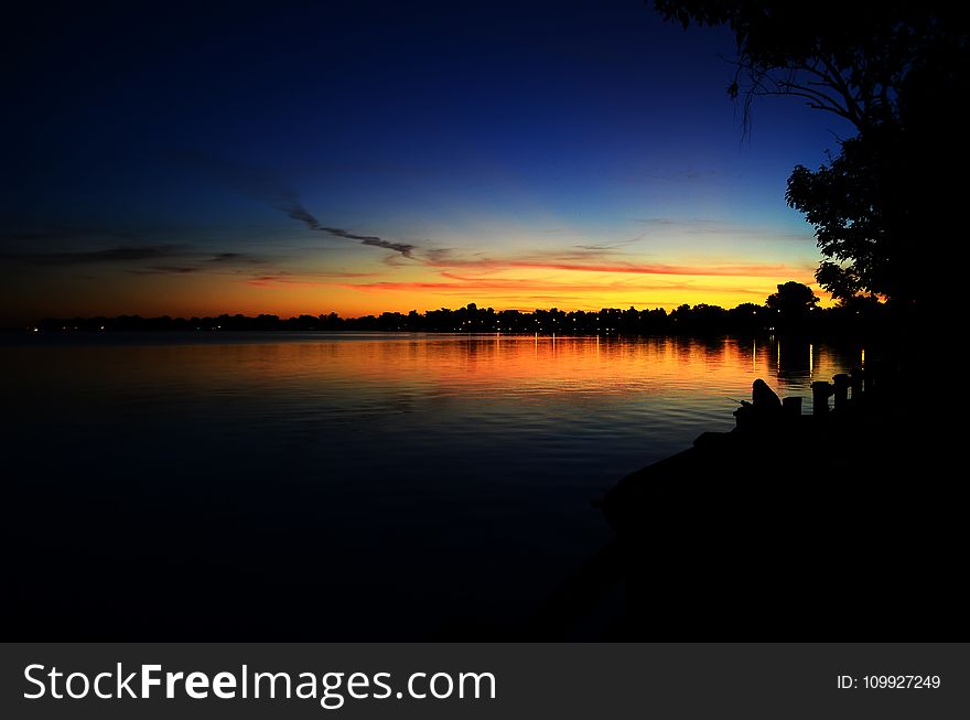 Photo of Lake during Golden Hour